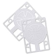 Independent 1/8" Riser Pads 2 Pack -White