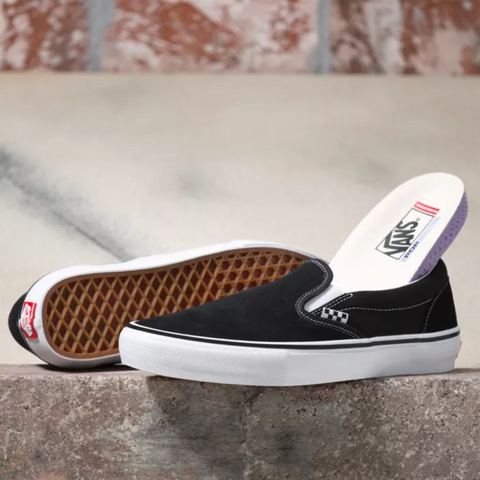Vans Skate Slip-On Shoe - Black/White