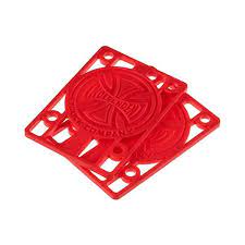 Independent 1/8" Riser 2 Pack -Red