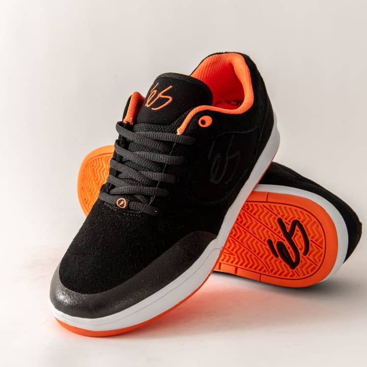 Es Swift 1.5 Shoes - Black/Orange - Switch Skate & Snow
