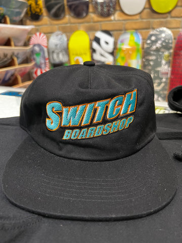 Switch Boardshop Snapback Hat - Black