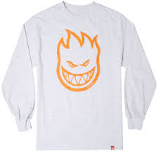 Spitfire Bighead Longsleeve T-Shirt - Ash