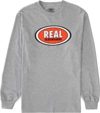 Real Oval Longsleeve T-Shirt - Athletic Heather