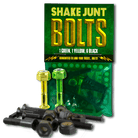 Shake Junt Bolts 7/8" Allen Hardware - 1 Green, 1 Yellow, 6 Black - Switch Skate & Snow