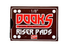 Shorty's Dooks Riser Pads - 1/8" - Switch Skate & Snow