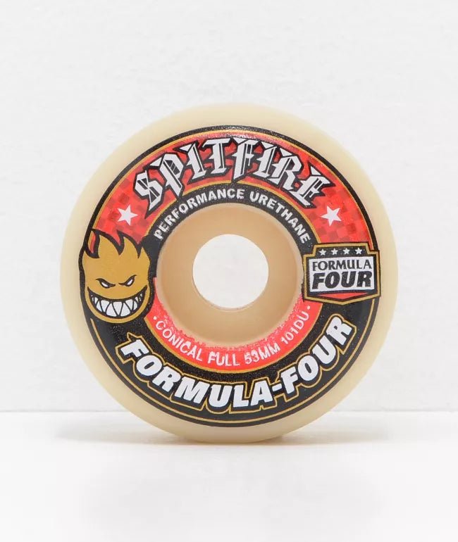 Spitfire Formula Four Conical Full Wheels - 53mm 101D - Switch Skate & Snow