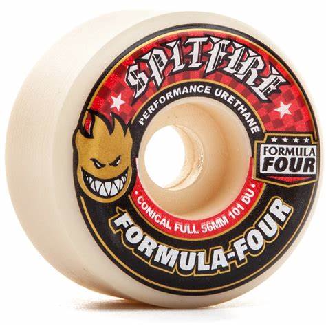 Spitfire Formula Four Conical Full Wheels - 56mm 101D - Switch Skate & Snow