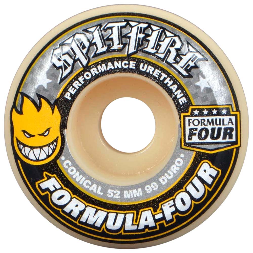 Spitfire Formula Four Conical Wheels - 52mm 99D - Switch Skate & Snow