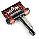 A black Spitfire T3 Skate Tool with red and white branding, including the logo and text on the packaging.