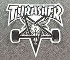 Thrasher Mag Skate Goat Patch White - Switch Skate & Snow