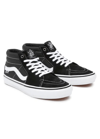 Vans Skate Grosso Mid Shoe - Black/White